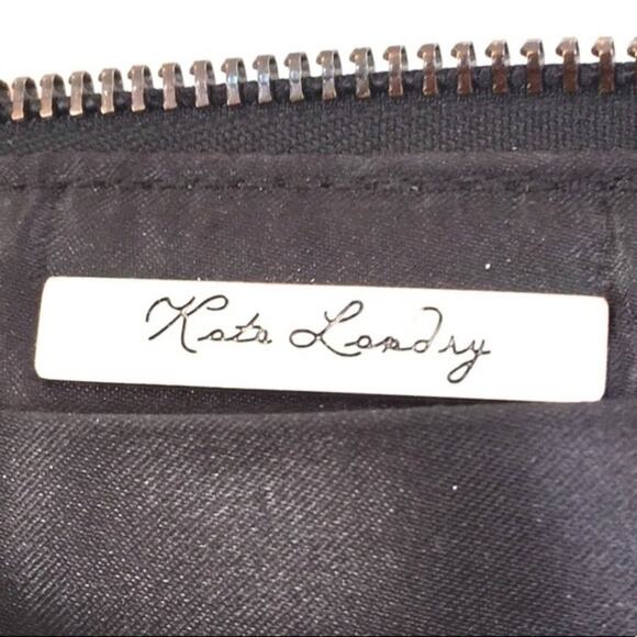 Kate Landry studded black wristlet read comm - Picture 2 of 8
